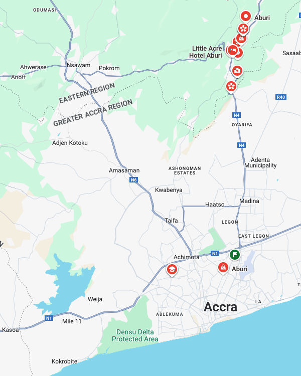 Service Area Map